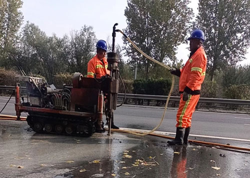 巴中高速公路下沉注浆加固